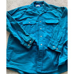 North Crest Vintage Green Flannel Large